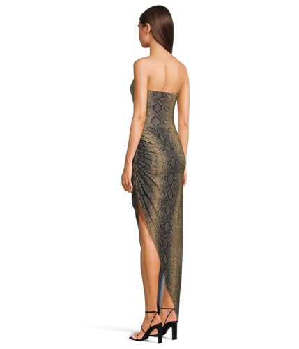 Image of Norma Kamali Women's Strapless Side Drape Gown