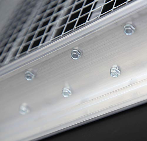 Grille HVAC aération étanche aluminium 66x81 grille ventilation extérieure - 8