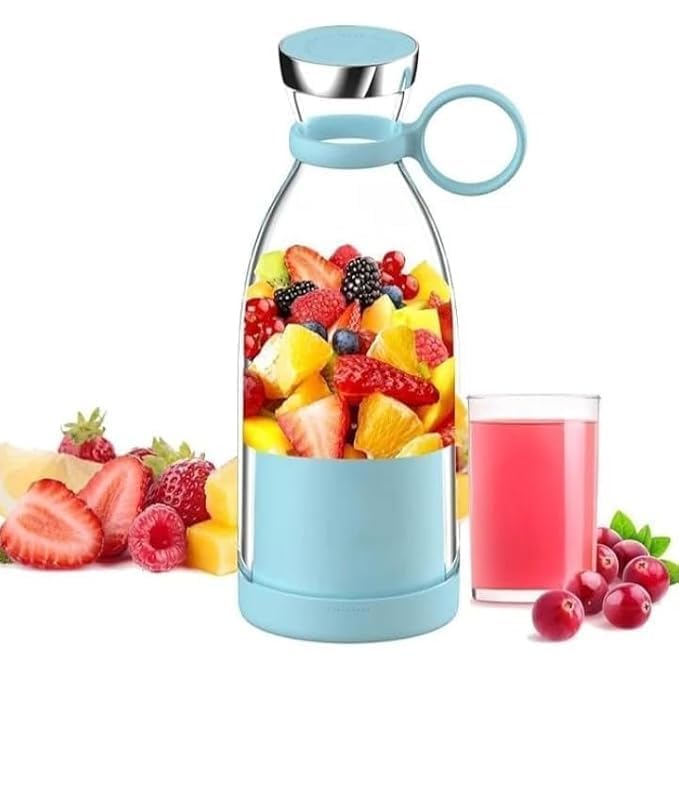 SIMESTICH Mini Portable USB Juicer Bottle | Electric Blender for Juices, Smoothie, Protein Shakes | Perfect for Travel Gym Office | Self Mixing Grinder, USB Rechargeable