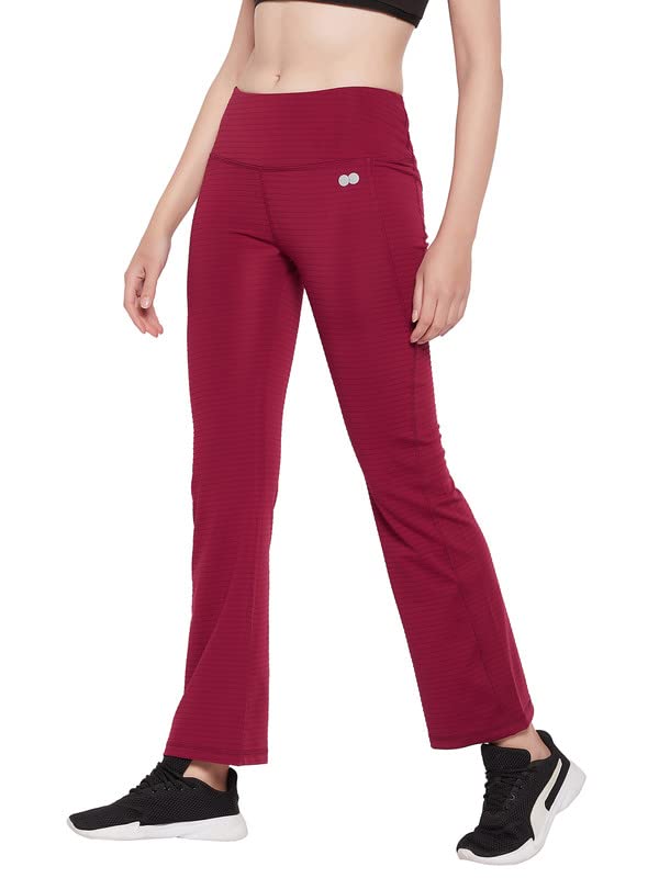 Image of Clovia Women's Slim Fit Mid Rise Pants