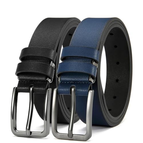 Men's Luxury Rotatable Pin Buckle Belt, Reversible Cowhide Jeans Strap2