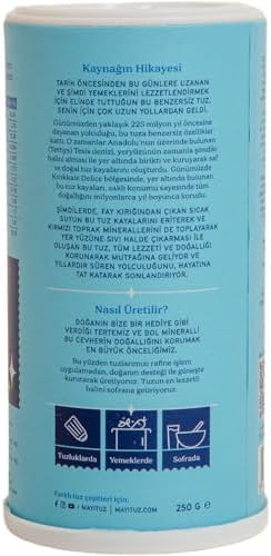 Mayi Tuz Öğütülmüş Sofra Tuzu 250 gr