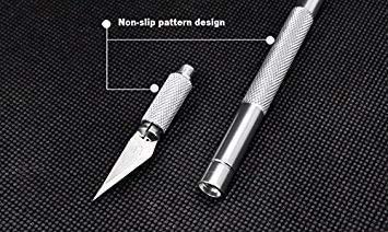 Image of KRAFTMASTERS� Detail Pen Cutter With 10 Interchangeable Blades For Carving and Paper Cutting