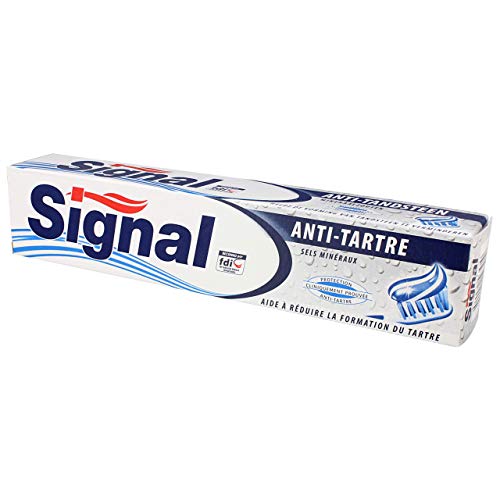 Signal Tandpasta tegen tandsteen, schone en gladde tanden, cariëspreventie 75 ml
