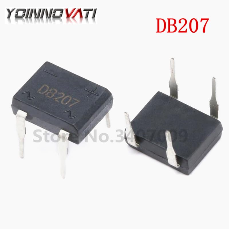 Wiring Connecting Terminals - 20PCS/LOT DB207 DIP B207 DB207S DIP4 Bridge Rectifiers 1000V 2A