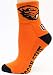 NCAA Oregon State Beavers 1/4 Sock, One Size, Orange