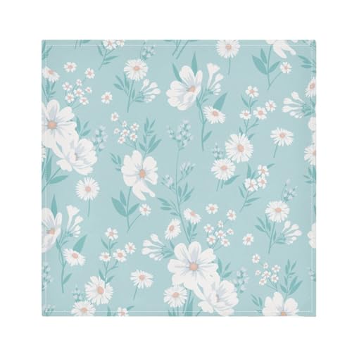 Servilletas de Tela Set de 6 Flores Margaritas 20x20in miniatura 1