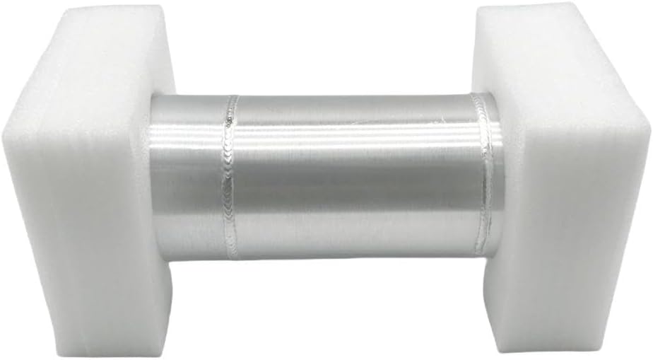 JSD 1 1/4 Gal 6x12" Auxiliary Aluminum Vertical Fuel/Gas Tank 1/4"NPT Outlet