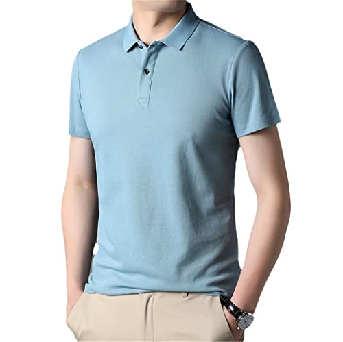 Polo d'été en coton homme anti-transpiration manches courtes M