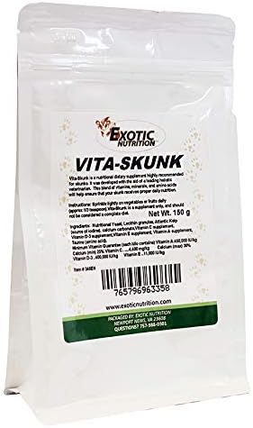 Vita-Skunk (5.2 oz.) - Nutritional Dietary Supplement - Made with Essential Vitamins, Minerals & Amino Acids - for Pet Skunks