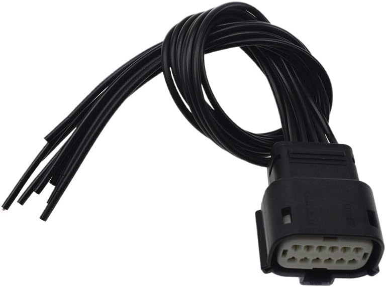 Car Headlight Connector Plug Pigtail Harness Black 68364272AA compatible with the 2015 2016 2017 2018 random-access memory 2500 2020