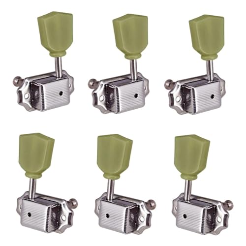 Chevilles de réglage 3R3L argentées pour guitare électrique Paul, ensemble mécanique él, 6 pièces-style1 - Les Beatles, Paul McCartney, John Lennon, RIngo Starr, George Harrison Chevilles de réglage 3R3L argentées pour guitare électrique Paul, ensemble mécanique él, 6 pièces-style1 – Image 6