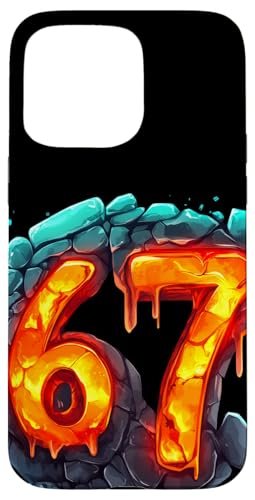 67 Fire and Lava Six Seven | Gen Alpha Slang | Meme X}zP[X iPhone 15 Pro Max p