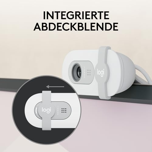 Logitech Brio 100 Full HD-Webcam, 1080p Webcam für Streaming - Bianco – Ansicht 5