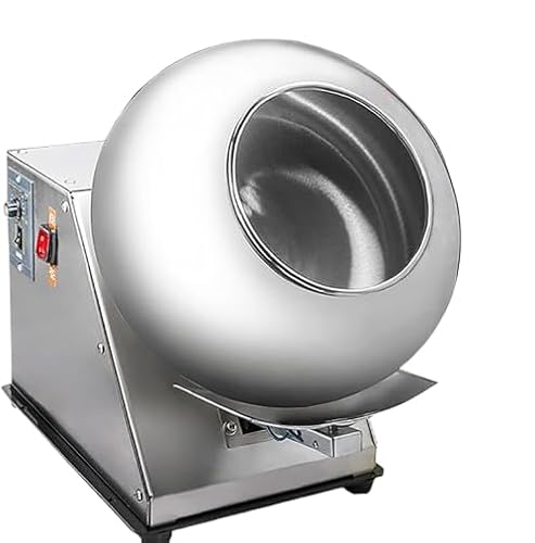 Candy Coater Machine for Sugar Coating, Chocolate Polishing and Drying, Food and Pharmaceutical Industry Equipment