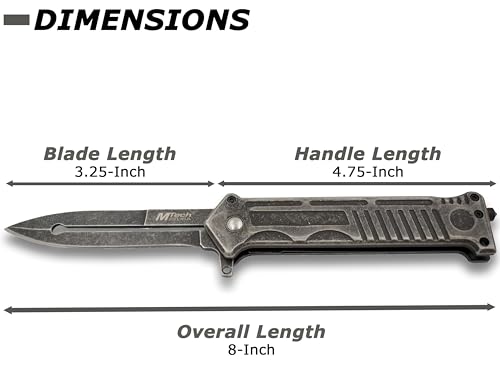 mtech usa mt-a840p spring assisted joker knife 475-inch closedstonewash