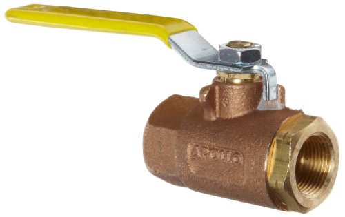 Apollo 70LF-100 Series Bronze Ball Valve, Potable Water Service, Two Piece, Inline, Lever, 1