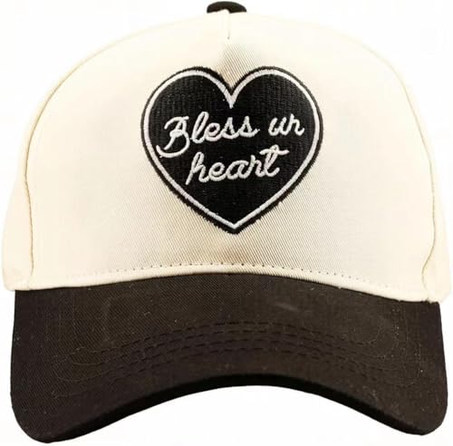 Image of Two-Toned Embroidered Lettering Dad Hat Original Classic Vintage Low Profile Baseball Cap Adjustable Plain Snapback