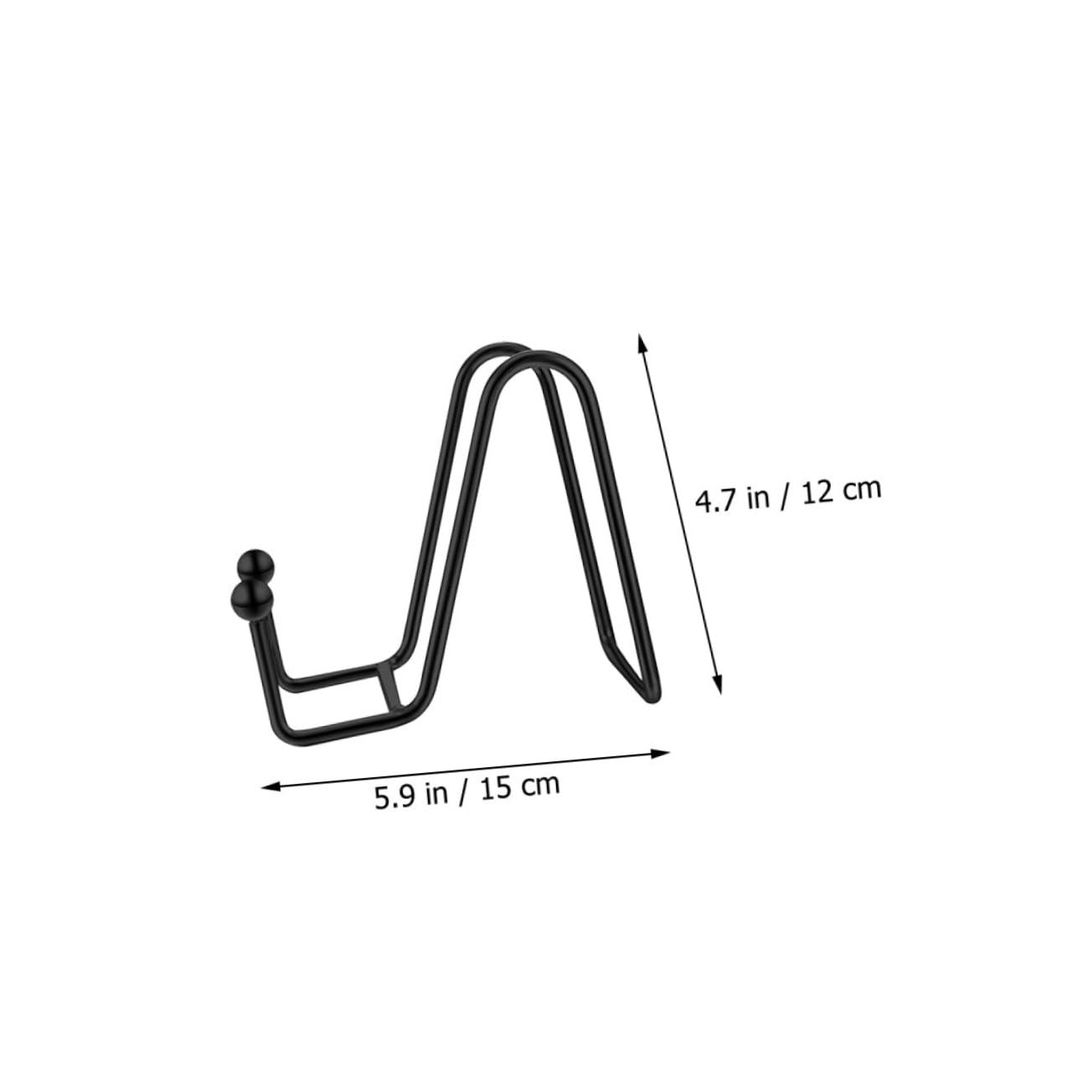 SOLUSTRE 2Pcs Iron Plate Stands Display Holders for Plates Multifunctional Picture Frame Holders for Home Office Weddings and