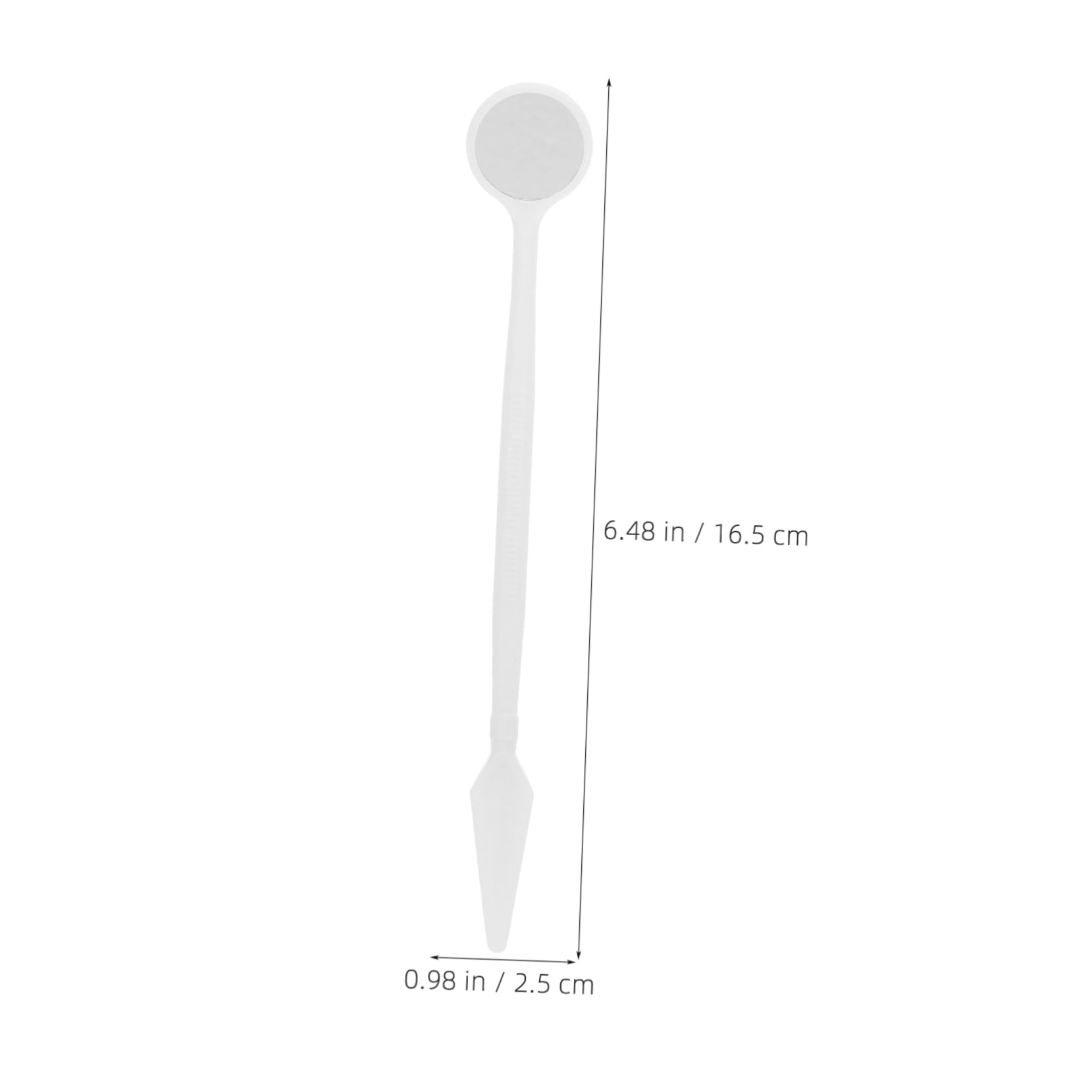 Gogogmee Dentist Oral Care Tool 100pcs Magnifying Mirror Small Hand Mirror for Teeth Plaque Oral Assistant Tool