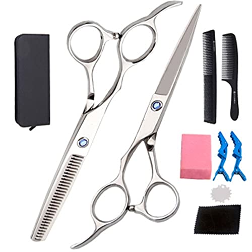 Ciseaux de coiffure pour gauchers 6,0" en acier affûté de haute précision