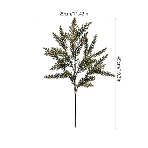 3PCS Artificial Pine Branches, Faux Stems Centerpieces for Tables (A) - image 4