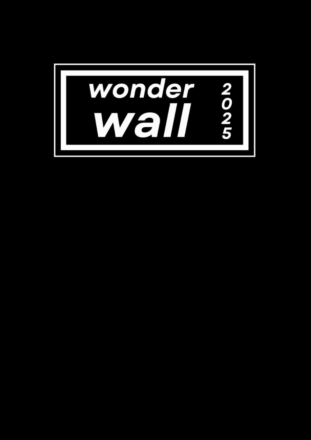 Oasis Band: Wonderwall 2025 Notebook for fans, 150 pages, A4, lined paper