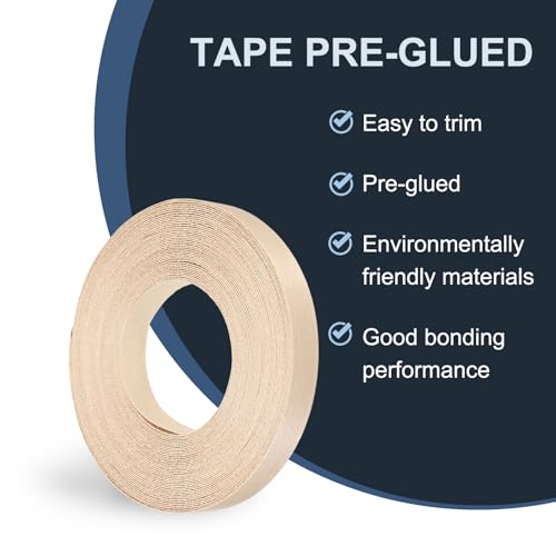 Cinta de chapa de madera preencolada flexible para cantos de contrachapado sin imperfecciones 4