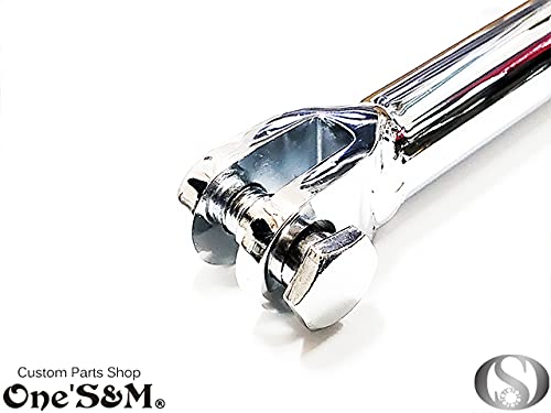 ★ＸＪＲ４００　メッキ　サイドスタンド　ロング２６ｃｍ/前期4HM サイドスタンド XJR400R ロング26cm/メッキ4HM RH02J