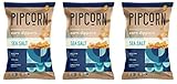 Pipcorn Heirloom Corn Dippers - Sea Salt (3 Pack of 9.25oz Bags) - No Artificial Anything, Vegan, Gluten Free, 3 Simple Ingredients - Non-GMO Heirloom Corn, Sunflower Oil, and Sea Salt