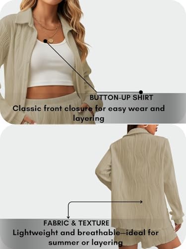 Image of Leriya Fashion Co-Ord Set for Women Stylish | Summer Night Suit for Women | Unique Textured Pattern Pyjama Set for Woman Travel Beach & Holiday Looks | Trendy Top & Shorts for Summer Day Vacations
