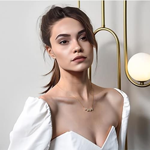Foldable 4 Leaf Clover Necklace - Premium Quality Stainless Steel, 18k Gold Plated | Ideal Gift for Women's Birthday, Valentine's Day Gift, Clover Pendant Necklace for Her3
