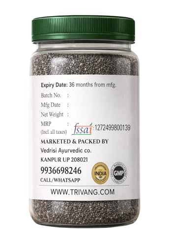 Image of Premium Raw Chia Seeds, 950G Jar Pack | Omega 3, Rich in Calcium, Protein, Fibre