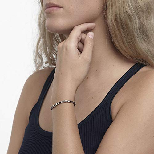 TROLLBEADS Sterling Silver Bracelet - Handcrafted Foxtail Chain Bracelet | Silver 925 | Design by Lise Aagaard2