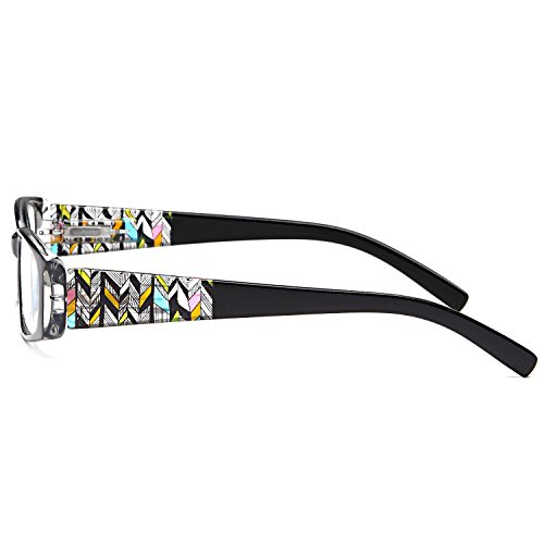 ALTEC VISION Women's Reading Glasses - 4 Pairs Ladies Fashion Print Readers 1.25 - Thumbnail 4