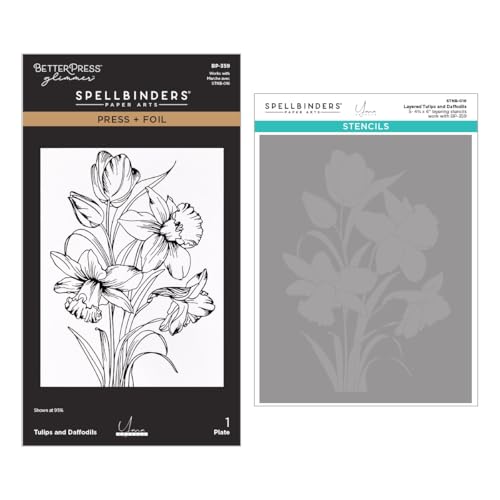 Presse à tulipes et jonquilles pour créer vos cartes fleuries