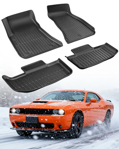 CreekT® Floor Mats for Dodge Challenger RWD 2011-2022 2023 (Not AWD),...