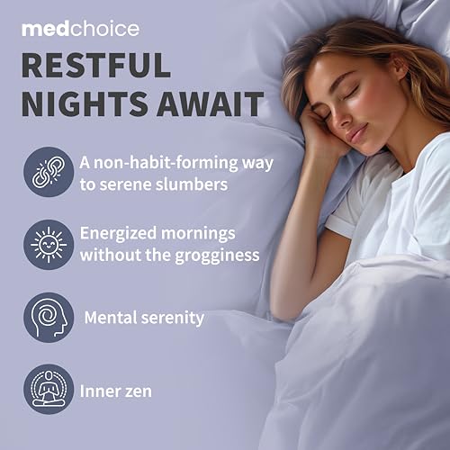 12-in-1 Sleep Support Capsules - Melatonin-Free and Non-Habit Forming Sleep Supplement with a Balanced Blend of Magnesium, Ashwagandha, L-Tryptophan, Valerian Root, GABA and 5-HTP (90 Capsules) - Image 5