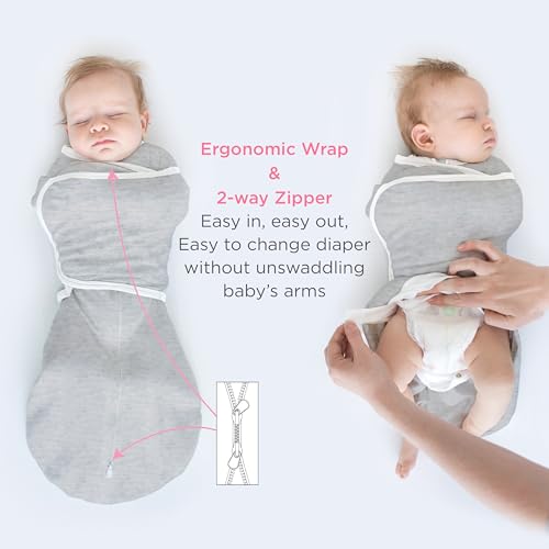 Image of SwaddleDesigns Organic 6-Way Omni Swaddle Sack w /Wrap, Jadeite, 12-18 lb