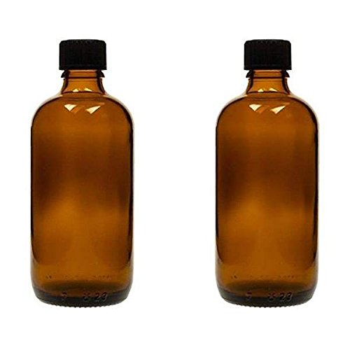 mikken 2 frascos cuentagotas de 100 ml, botellas medicinales de cristal marrón, fabricado en Alemania, sin BPA, incluye etiquetas de etiquetado, vidrio, marrón, 100 ml, 10 unidades