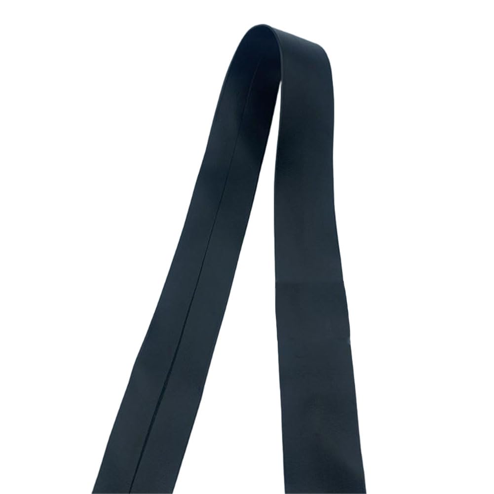 Correa de piel plana de 3 cm x 20 m, correa de piel de doble cara, tiras de cuero, por metros, plegables, cuerdas de piel sintética, cuerda de piel plana, correa ancha de poliuretano para