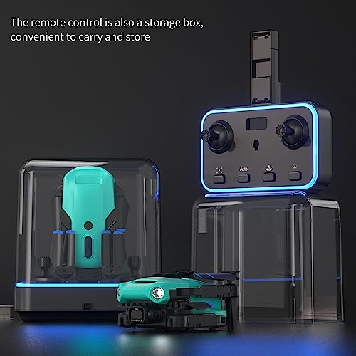 Moniss Mini Drone de controle remoto com câmera dupla Drone sem cabeça dobrável 4K com fotografia po