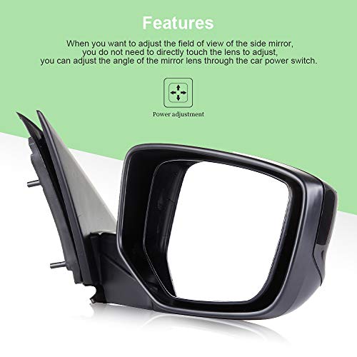 Scitoo Door Mirrors, Fit For Exterior Accessories Mirrors Fit 2008-2012 For For Accord Sedan With Power Adjusting Manul-Folding Features (Passenger Side) #TOP3