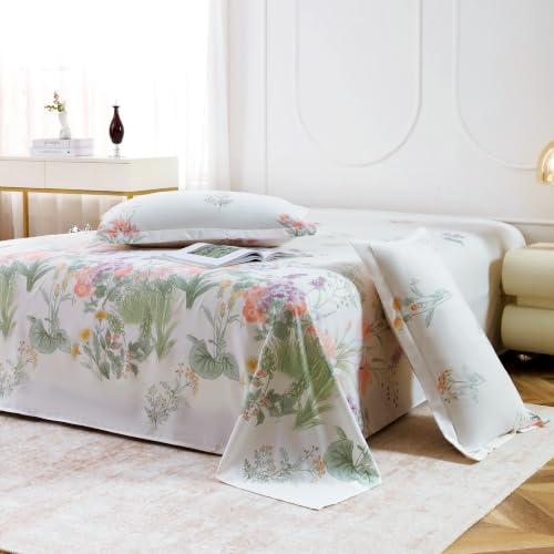 Image of Dew Cotton Bedsheet for Double Bed 160 TC 250 x 225 CM, Ivory