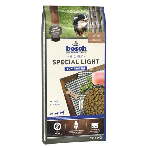 bosch HPC Special Light | Hundetrockenfutter zur eiweiß- und mineralstoffreduzierten Ernährung | 1 x 12.5 kg, Hund