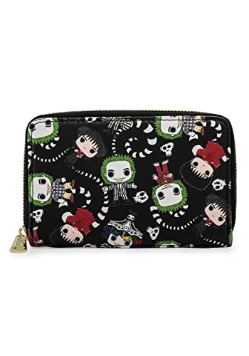 Loungefly POP Beetlejuice Zip Around Faux Leather Wallet3