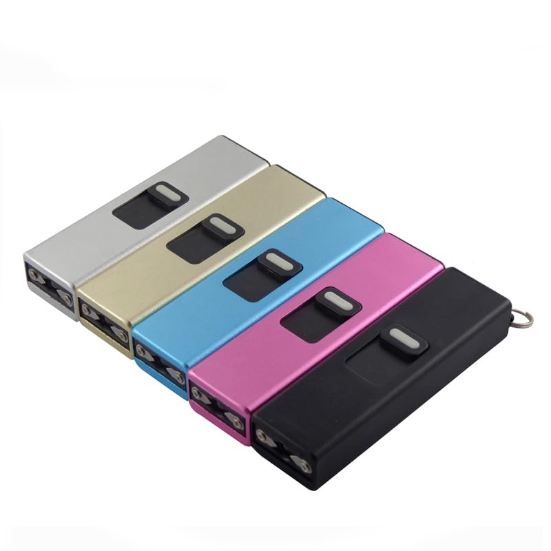 Self Defense Stun Gun Flashlight LED Super Bright - Portable Self Defense Stun Gun Flashlight (Blue)