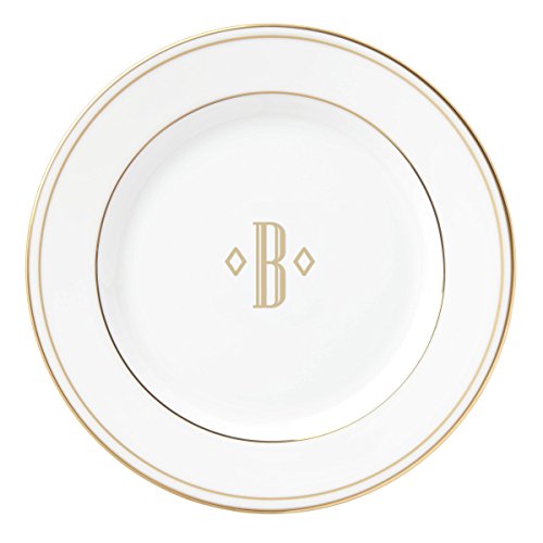 Lenox Federal Gold Block Monogram Dinnerware Bread/Butter Plate, B