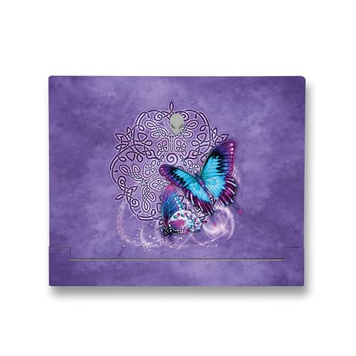 Image of MightySkins Skin Compatible with Alienware X14 R2 (2023) Full Wrap Kit - Celtic Butterflies | Protective, Durable, and Unique Vinyl Decal wrap Cover | Easy to Apply & Change Styles | Made in The USA