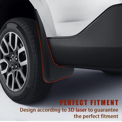 Image of Muslogy Mud Flaps for 2022-2026 Ford Maverick(Not for Lobo Edition) | for 2022 2023 2024 2025 2026 Maverick Mud Flaps No Drilling Needed Exterior Accessories Splash Guard